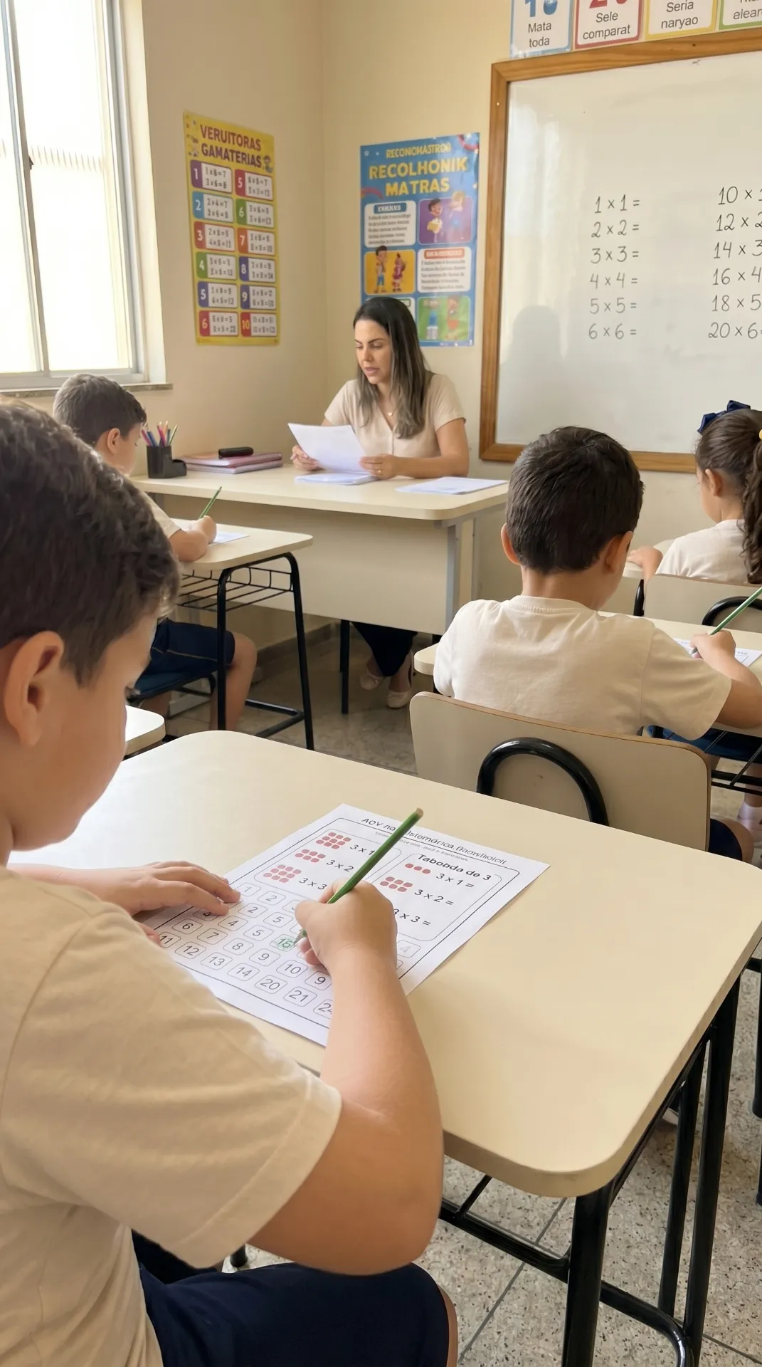 Sala de aula com KIT 500