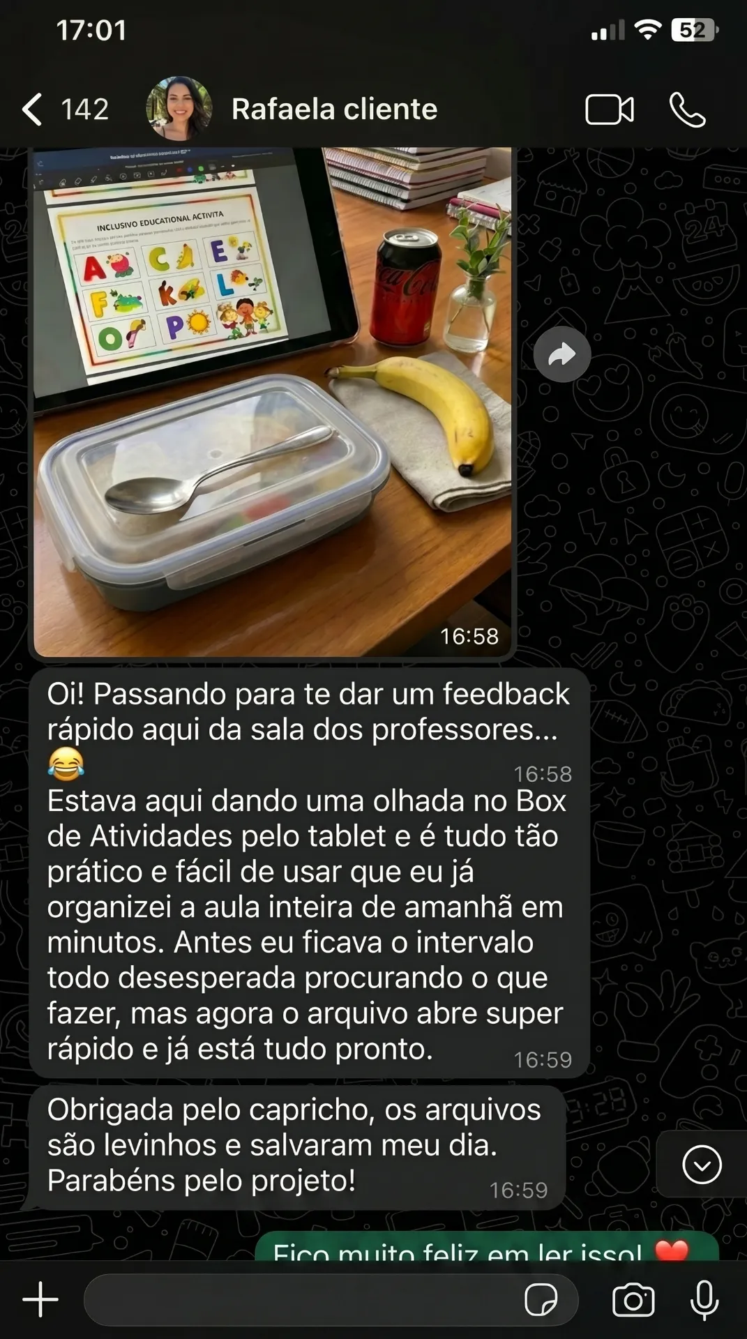Depoimento WhatsApp 2